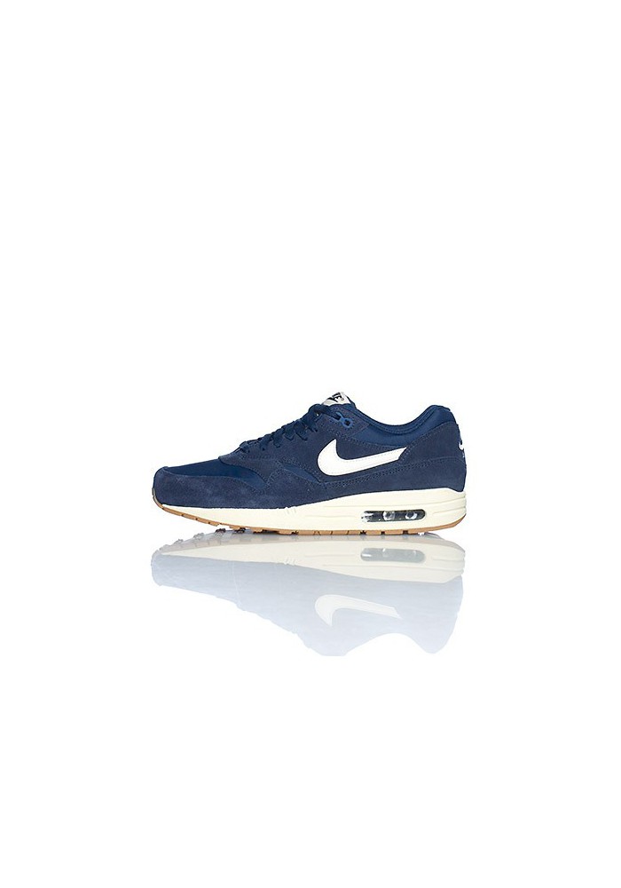 Nike Air Max 1 Essential 537383-411 Bleu Hommes Running