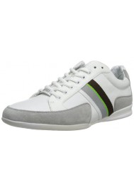 Chaussure Hugo Boss Green - Space Leather Blanche - Homme 